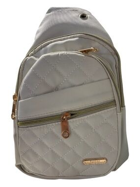 NWT Mini Backpack / Sling Bag cream red black green